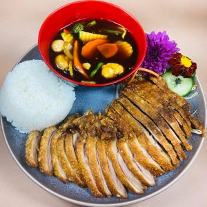 Knuspriege Ente-Chop Suey