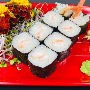 Ebi Maki mit Garnelen