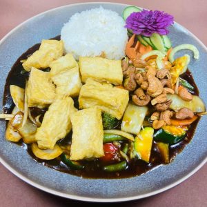 Tofu mit Hoisin Sauce
