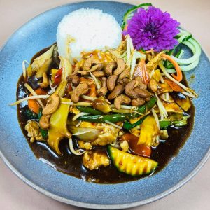 Hühnerfleisch mit Hoisin Sauce