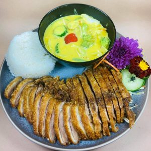 Ente in Curry-Sauce