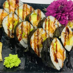 Sake Tempura Futo